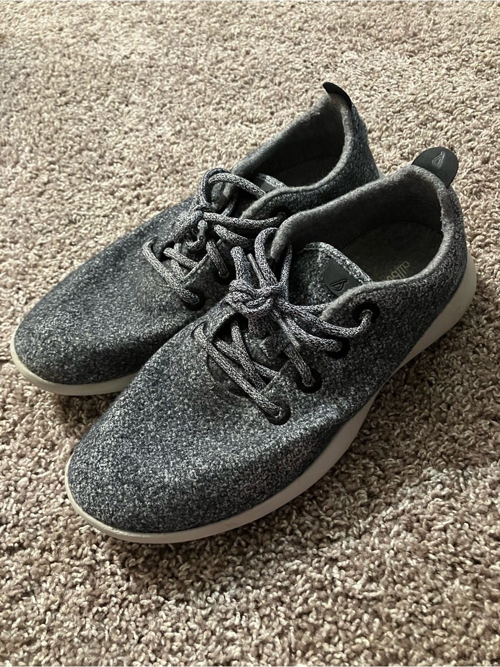 Allbirds Men's Charcoal Wool Runner Mizzles Sneakers